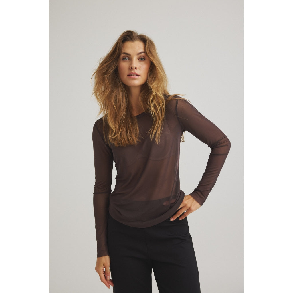 One Two Sigborg Mesh Blouse (+Farver)