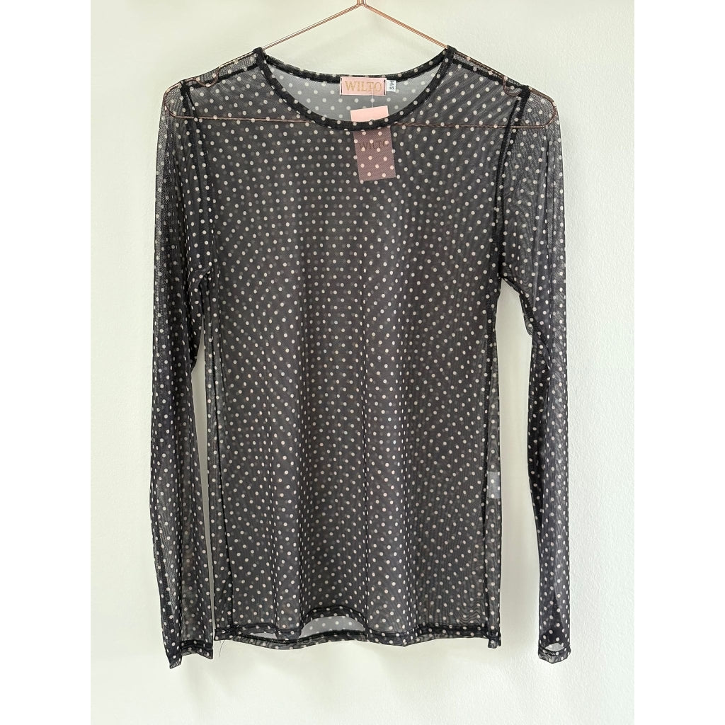 ThreeM Sarah Mesh Blouse Dot (+Farver)
