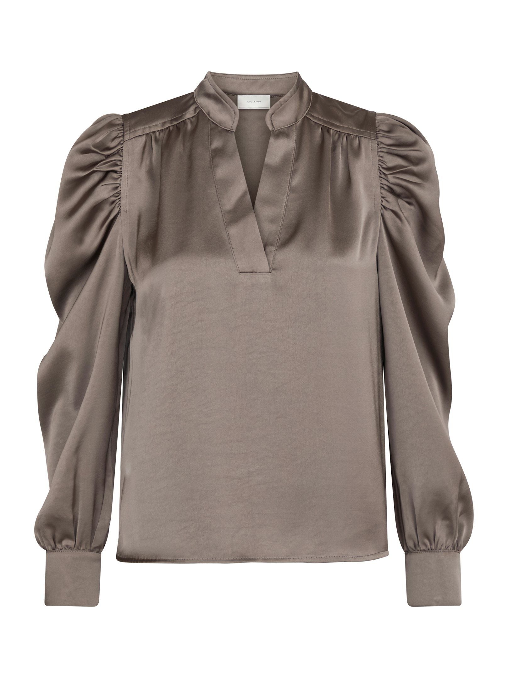 Neo Noir Rosslyn Heavy Sateen Blouse(+Farver)