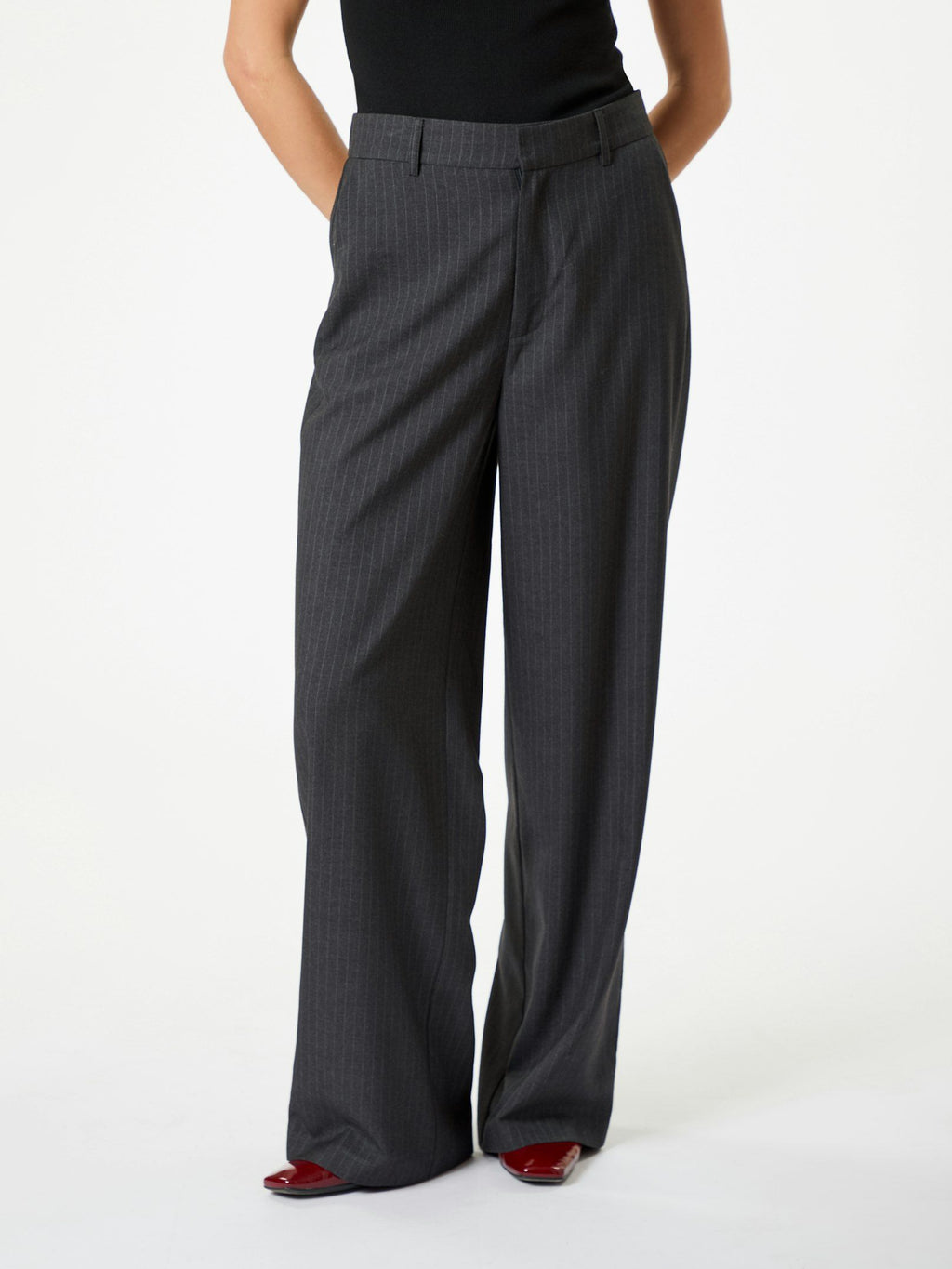 Neo Noir Emmett Pinstripe Pant