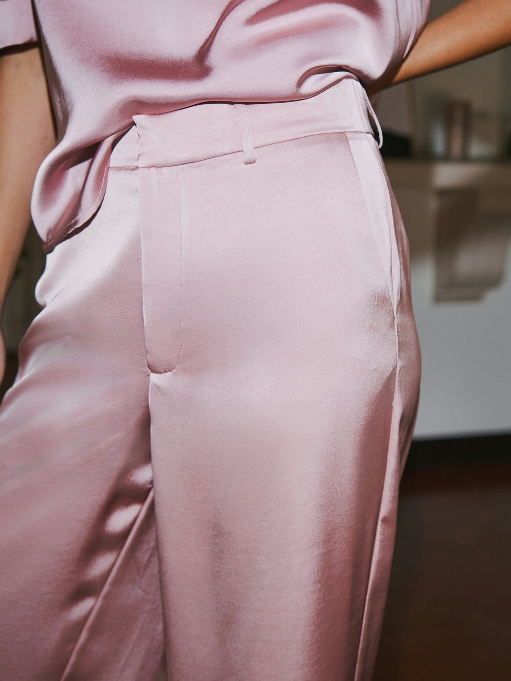 Neo Noir Emmett Satin Pant