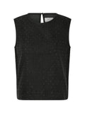 Neo Noir Rissa Bedazzled Denim Top