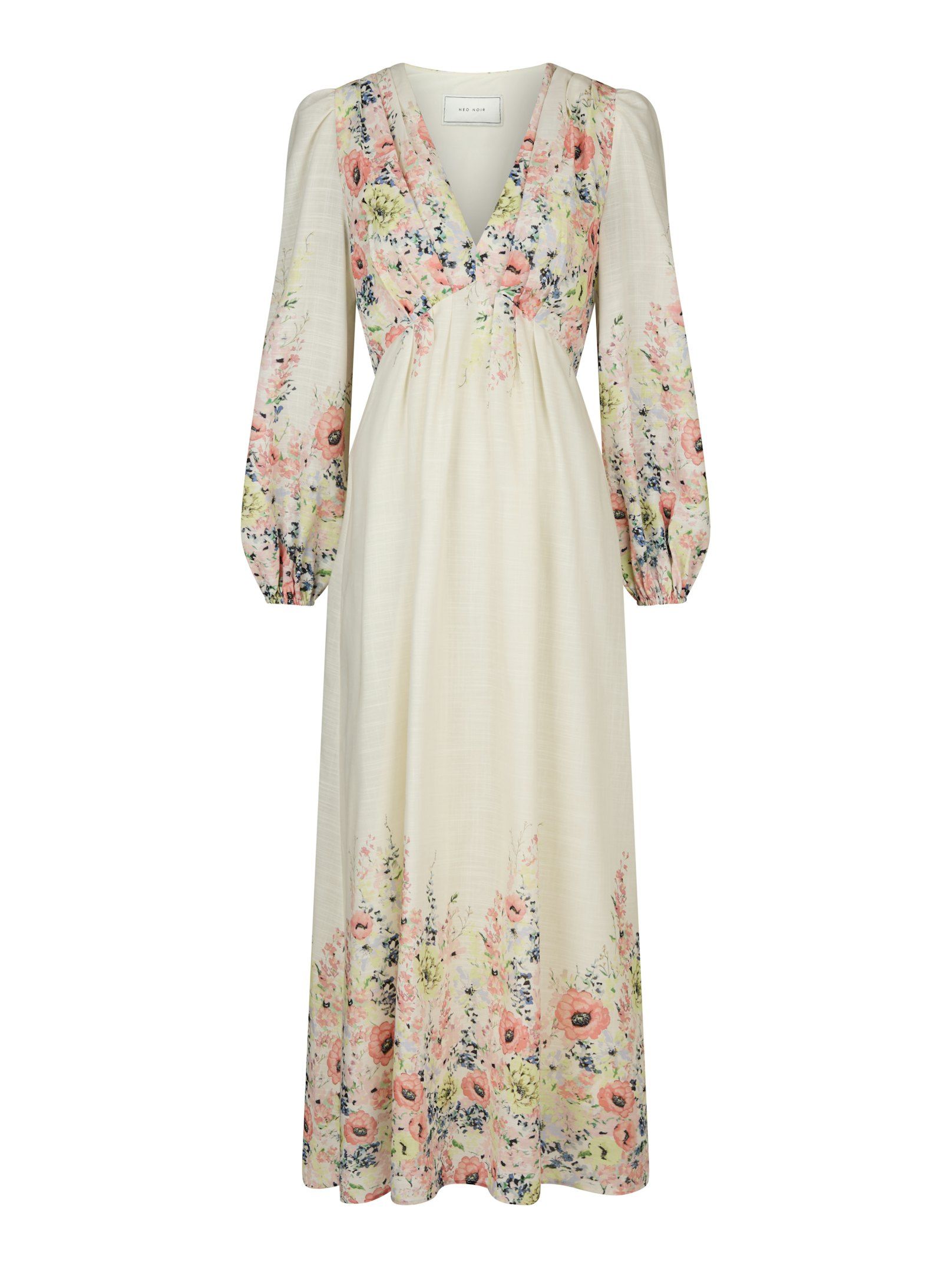 Neo Noir Silfi Flower Print Dress (+Farver)
