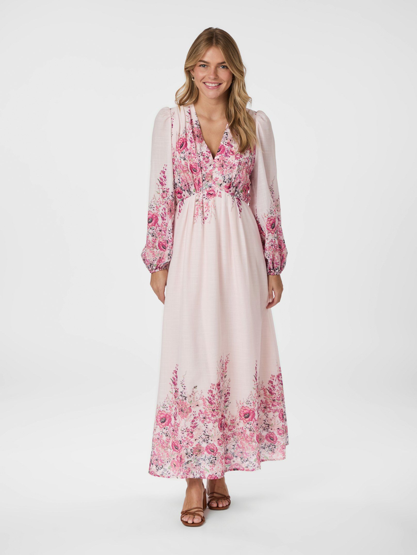 Neo Noir Silfi Flower Print Dress (+Farver)