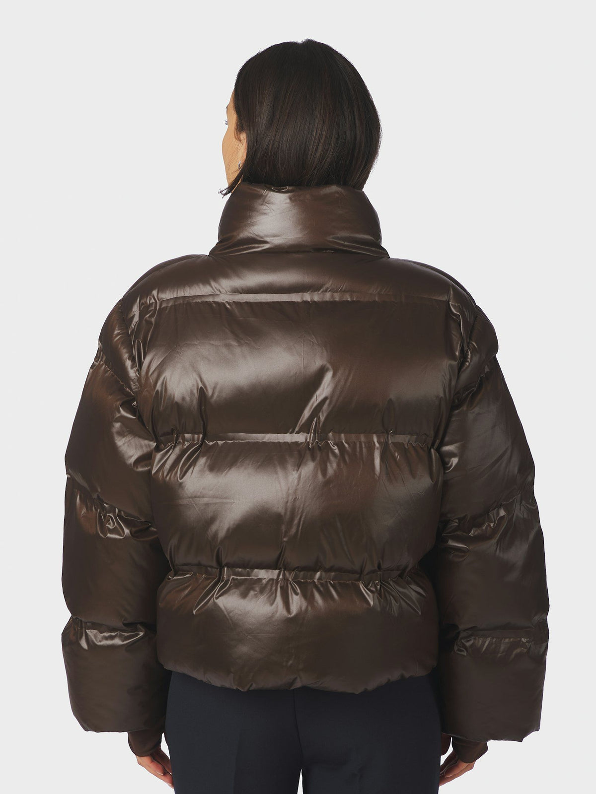 Neo Noir Rhea Shinny Jacket
