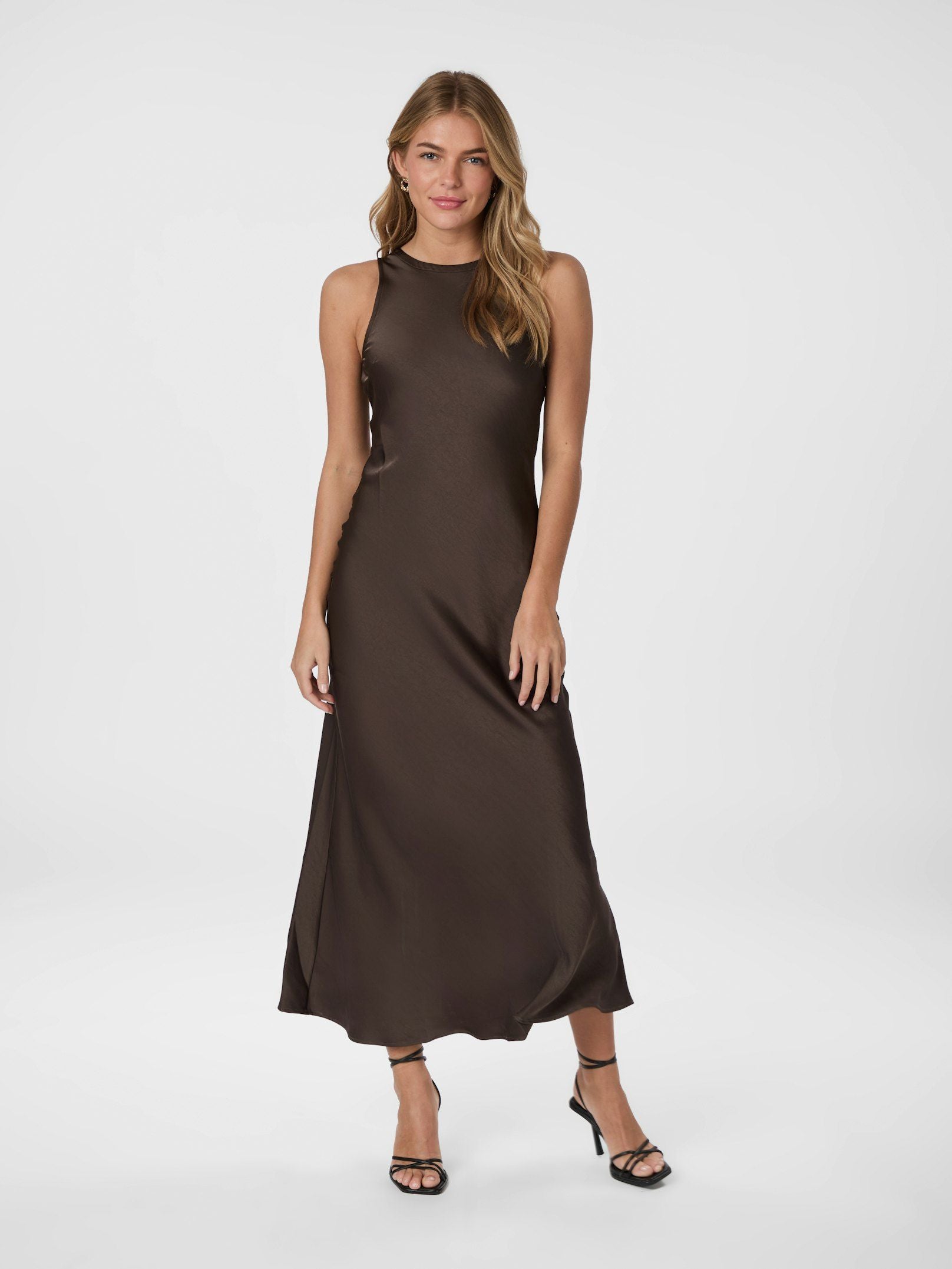 Neo Noir Celinie Sateen Dress
