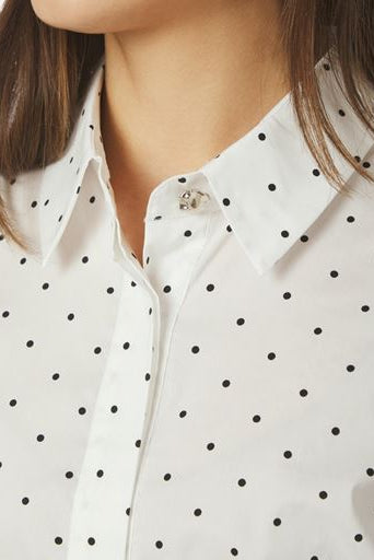 Neo Noir Frannie Dot Shirt