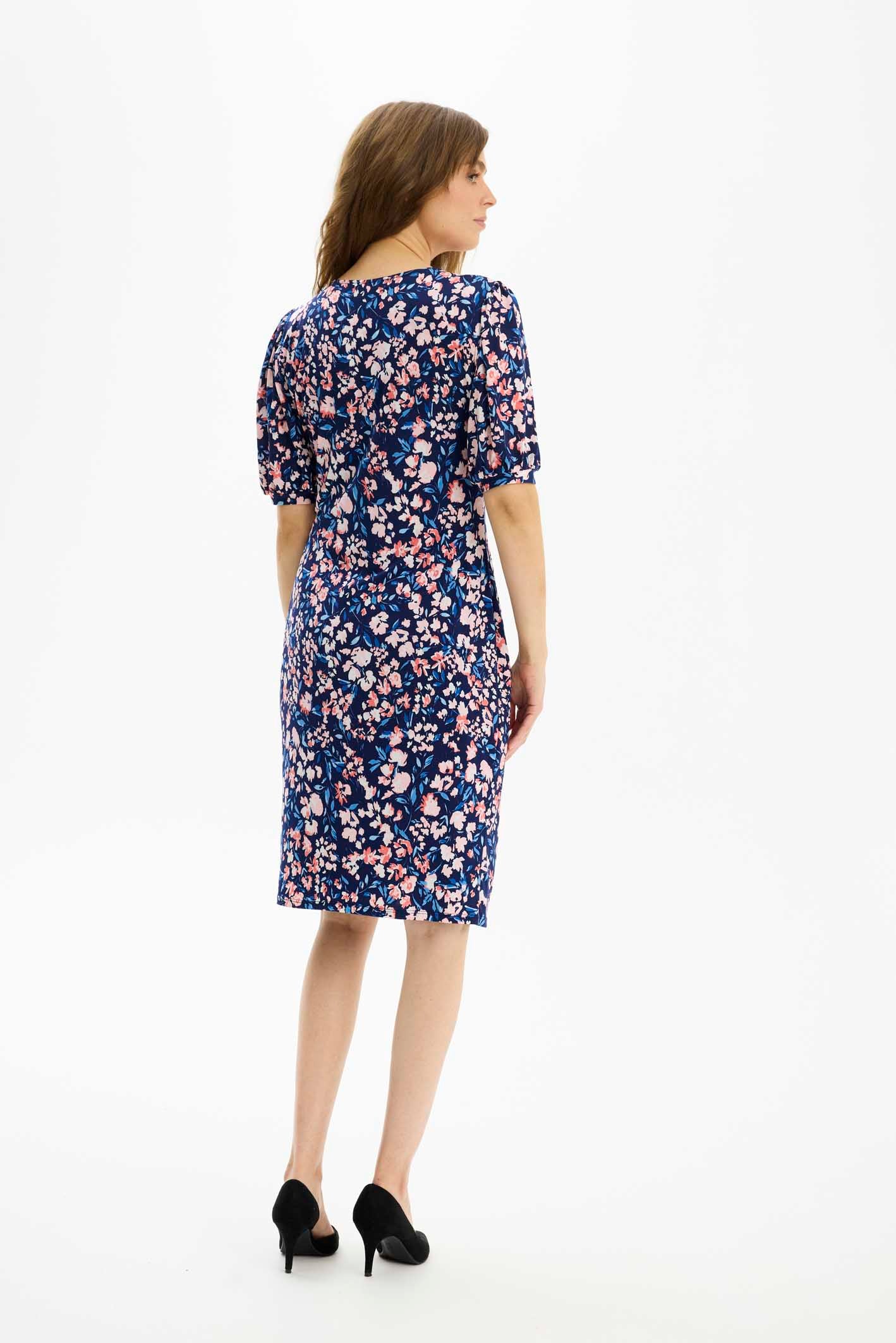 In Front Rosy Dress