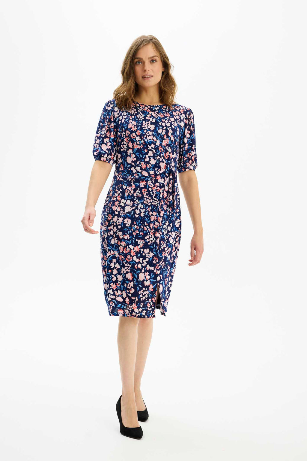 In Front Rosy Dress