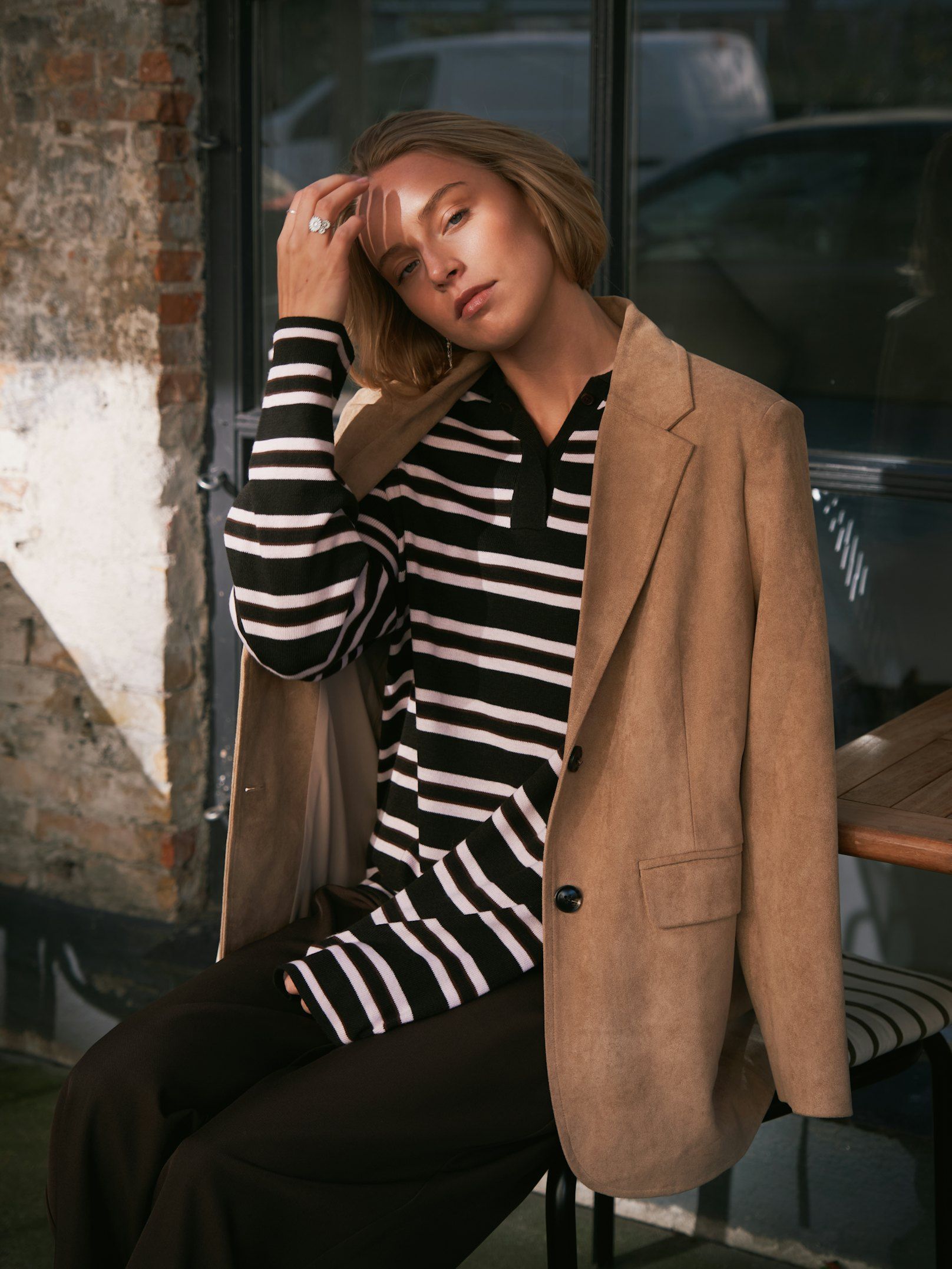 Neo Noir Mala Knit Blouse