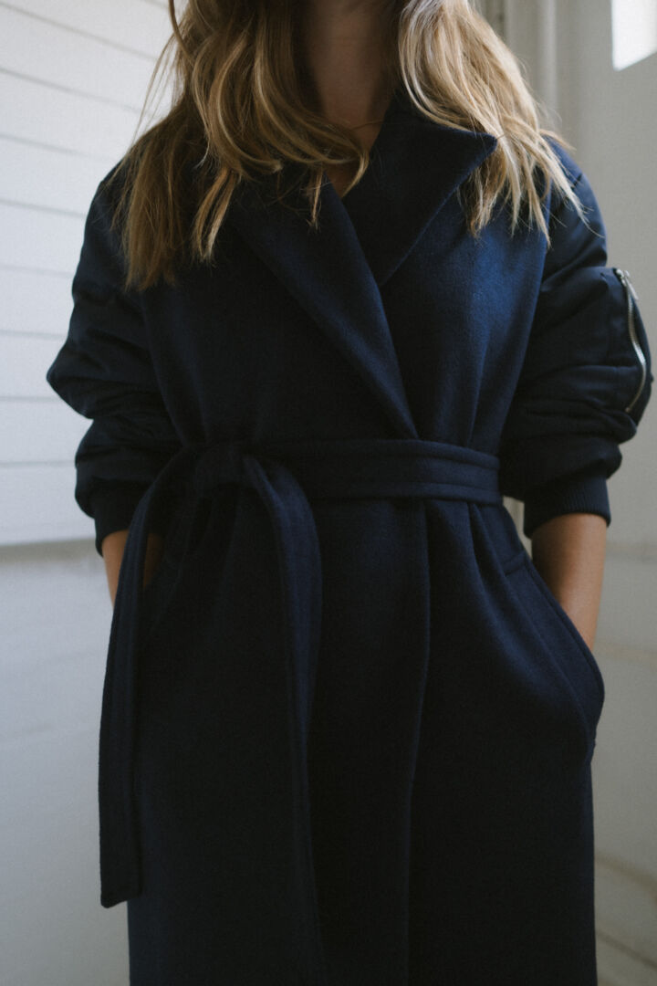 Pulz Lea Long Wool Jacket