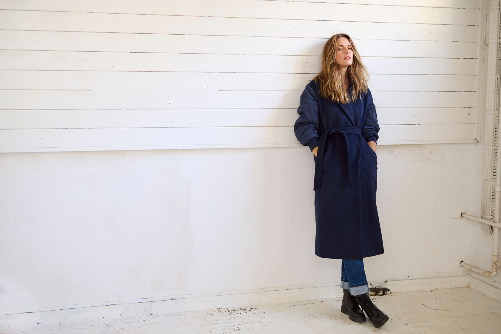 Pulz Lea Long Wool Jacket