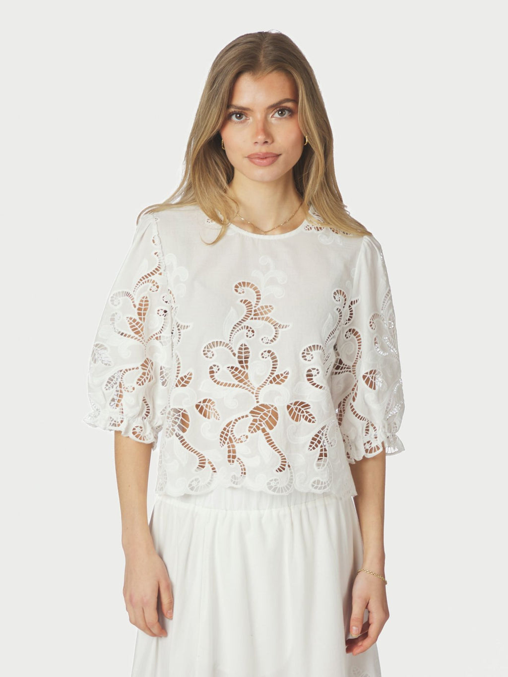Neo Noir Fia Emb Blouse