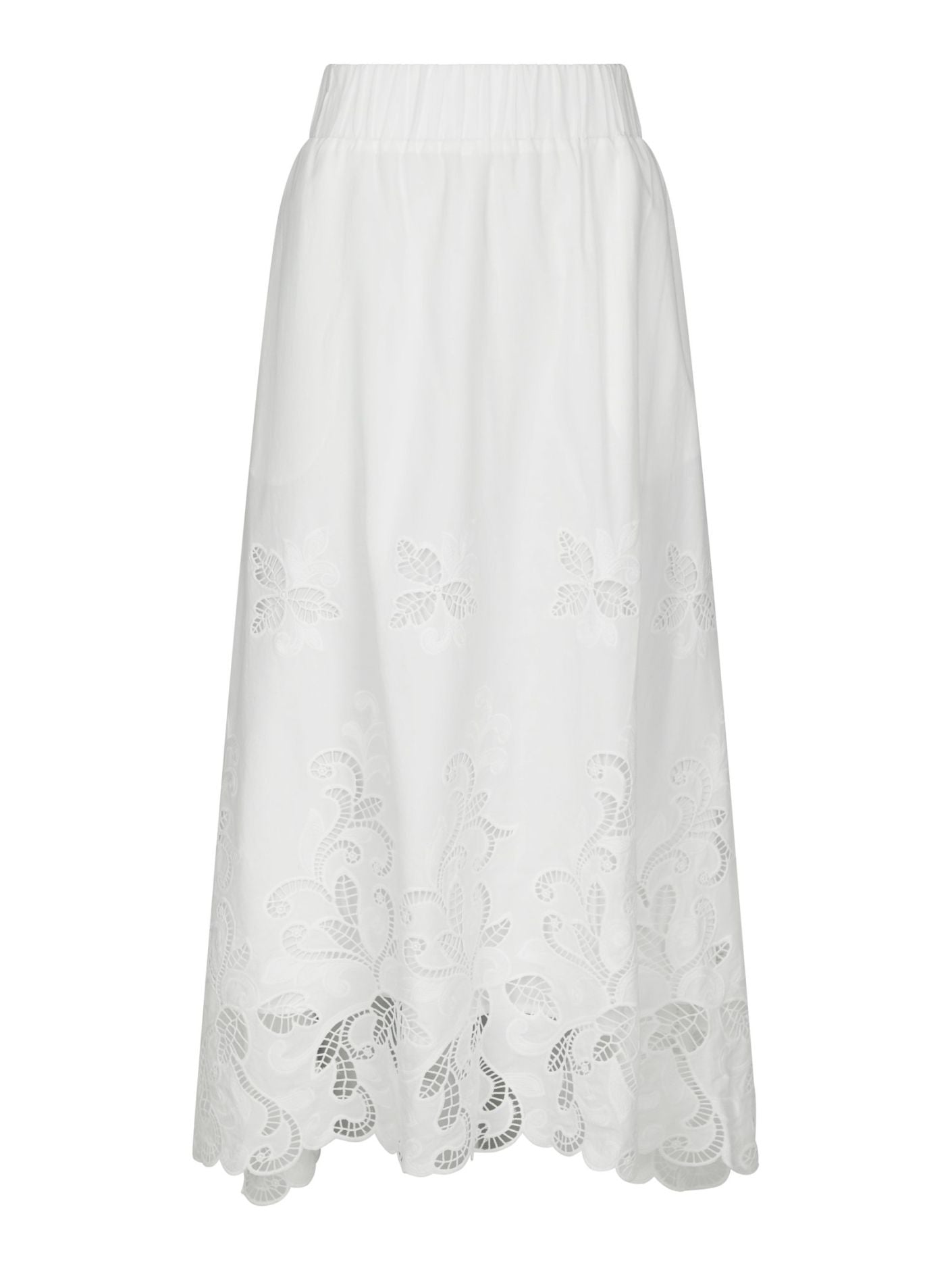 Neo Noir Yara Long Emb. Skirt
