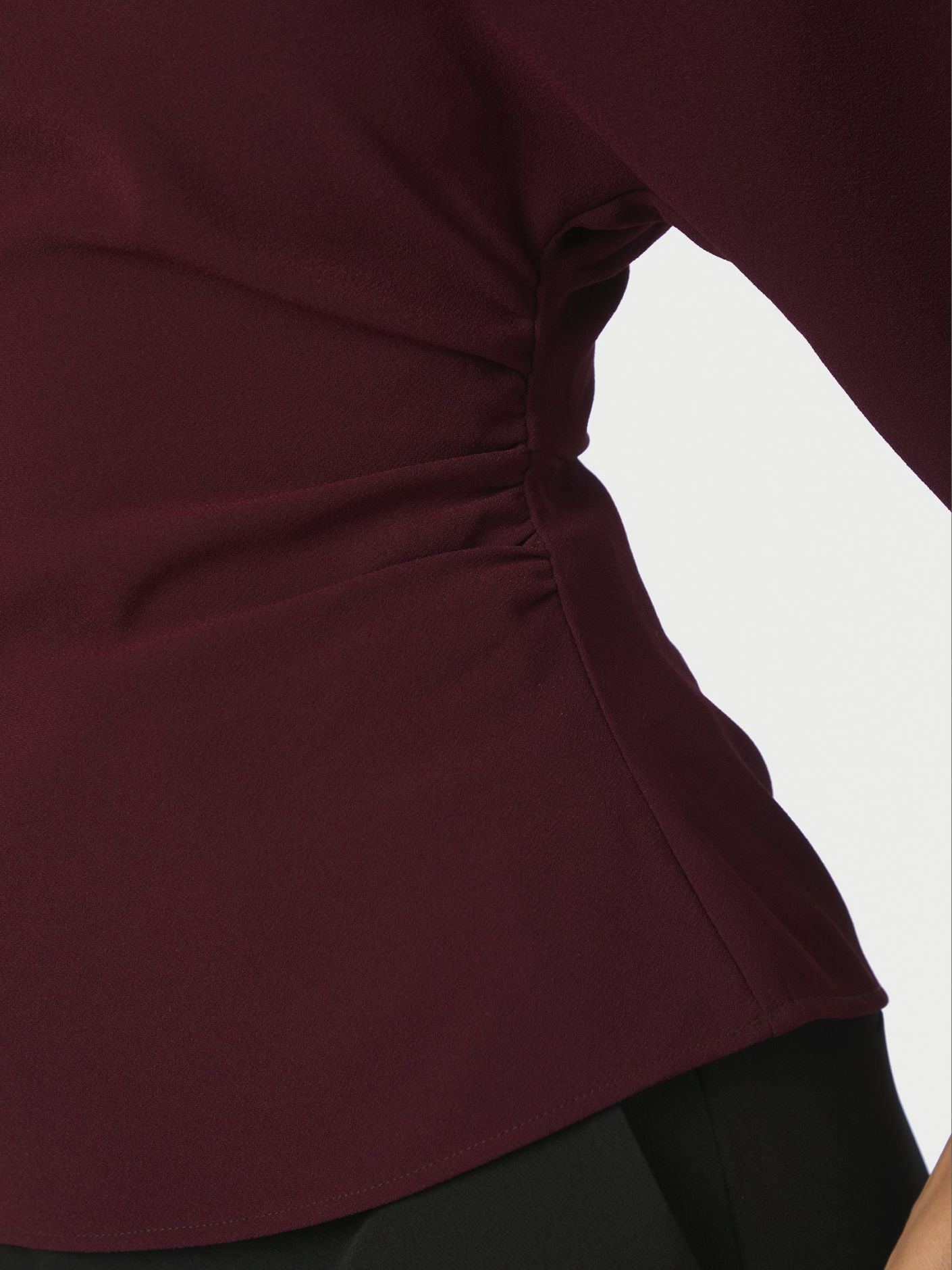 Neo Noir Miriel Drape Blouse