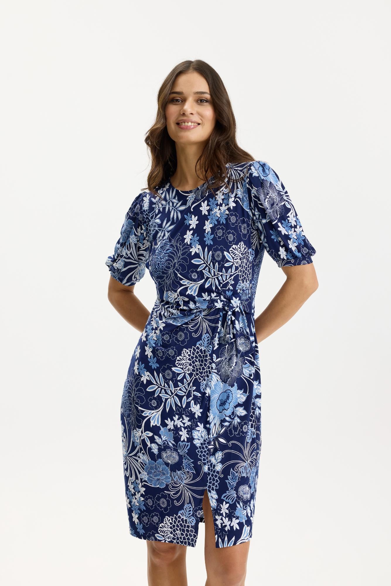 In Front Rosy Dress