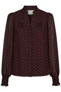 Neo Noir Astrida Dot Blouse
