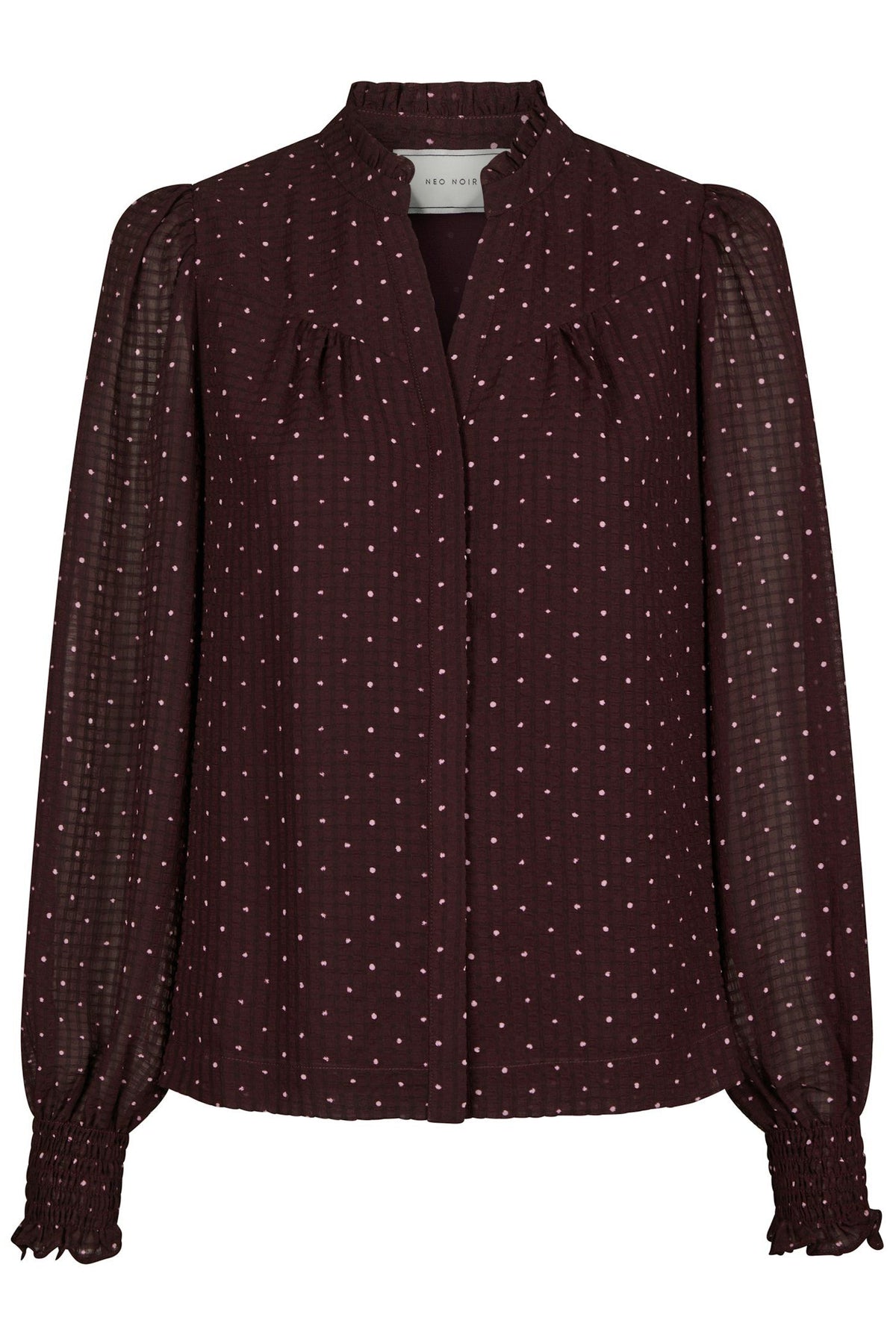 Neo Noir Astrida Dot Blouse