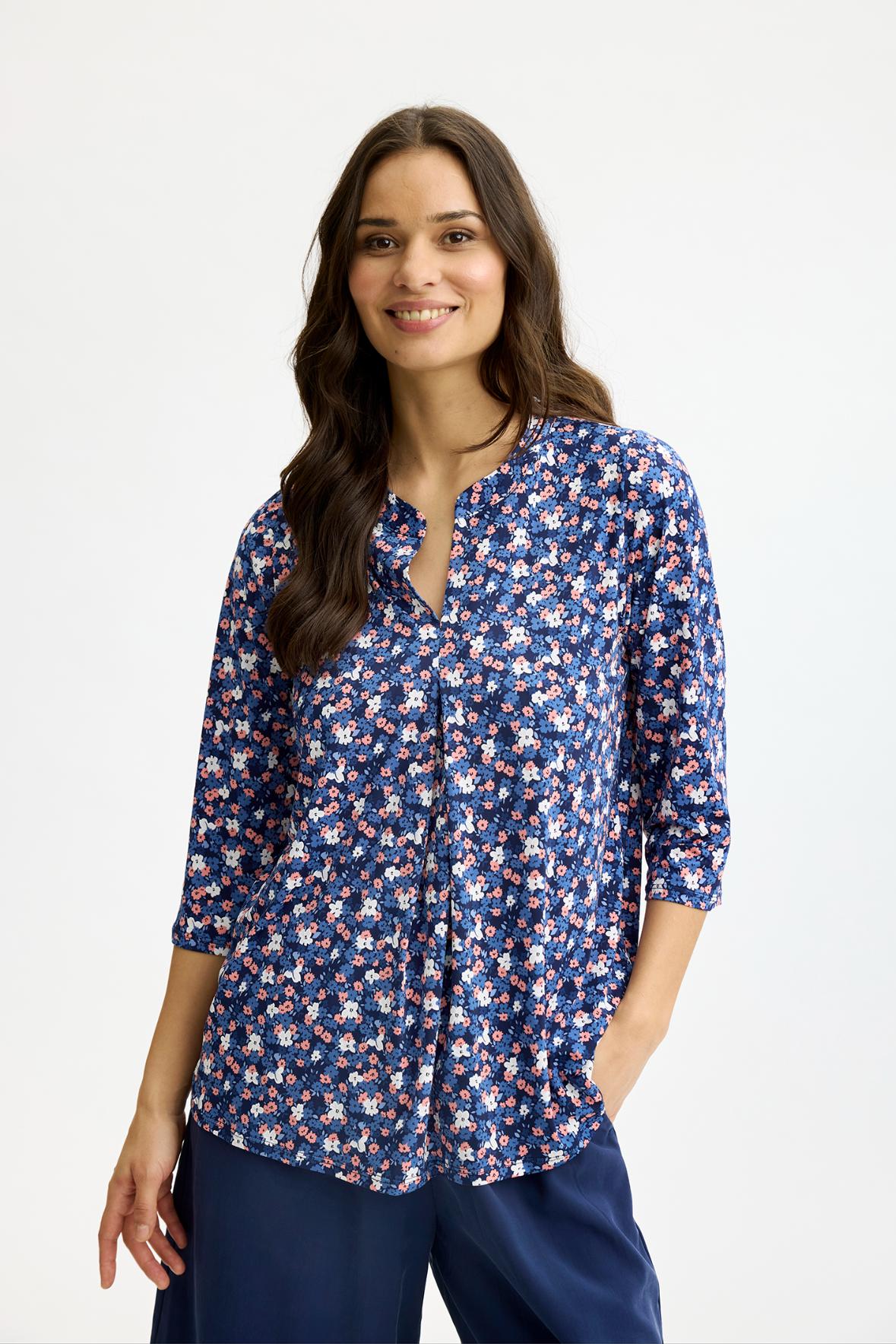 In Front Maracol 3/4 Blouse