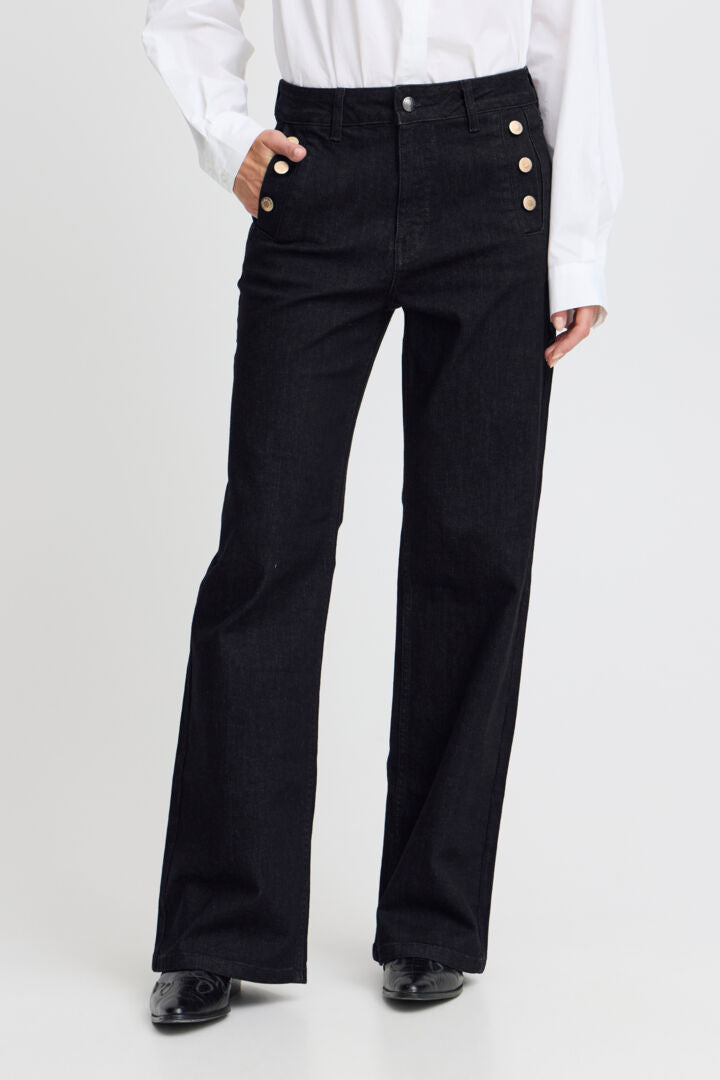 Pulz Maeve Wide Leg Jeans (+Farver)