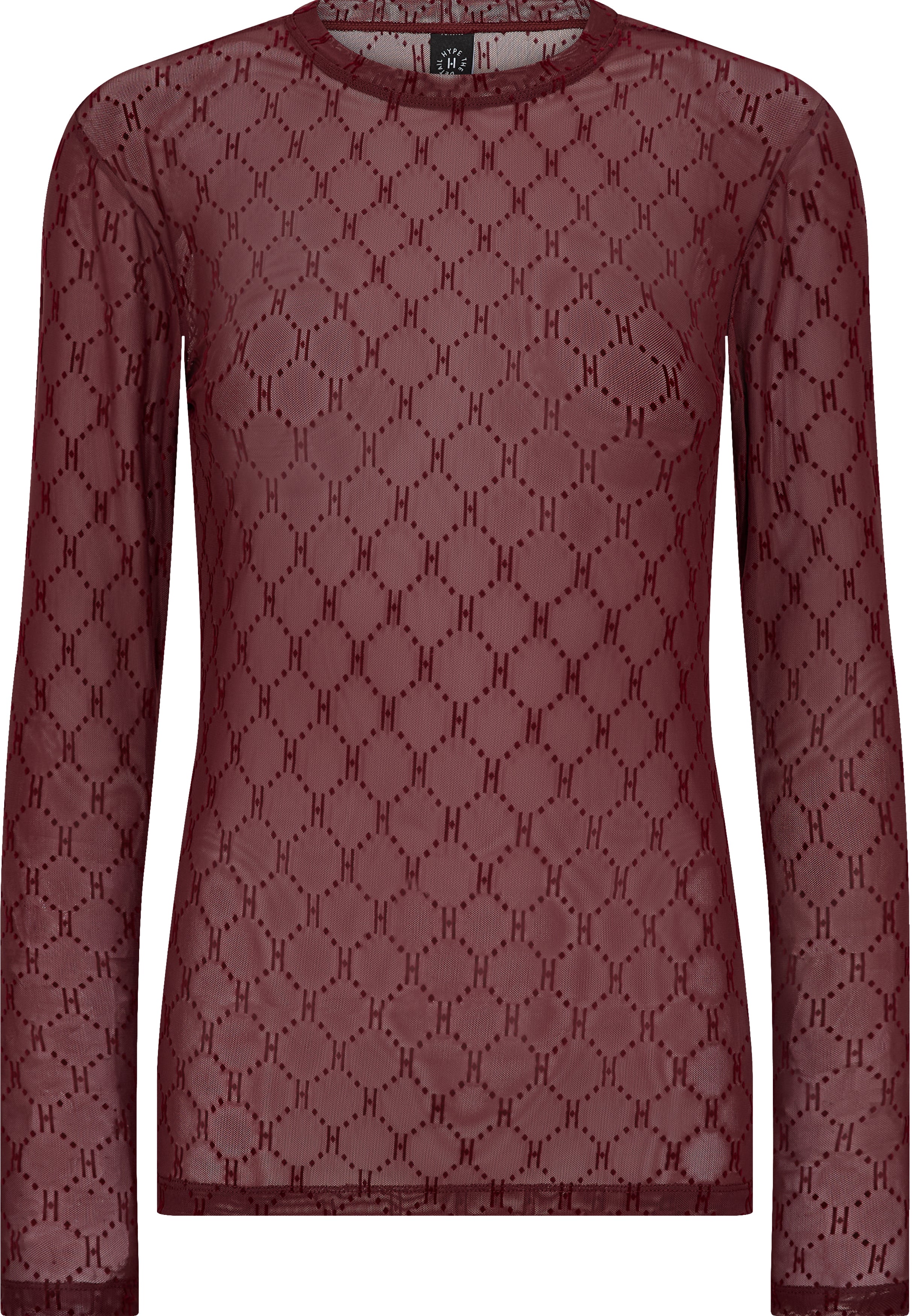 Hype The Detail Mesh Blouse (+Farver)