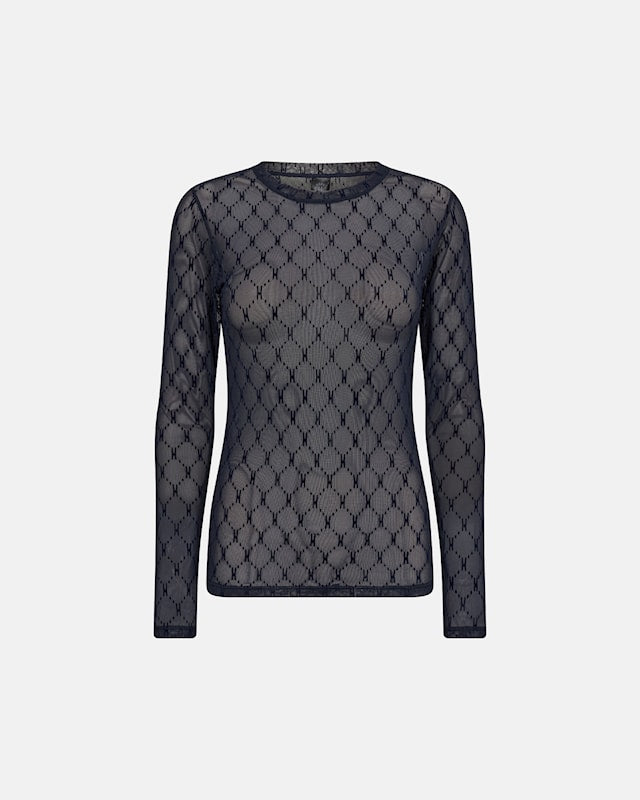 Hype The Detail Mesh Blouse (+Farver)