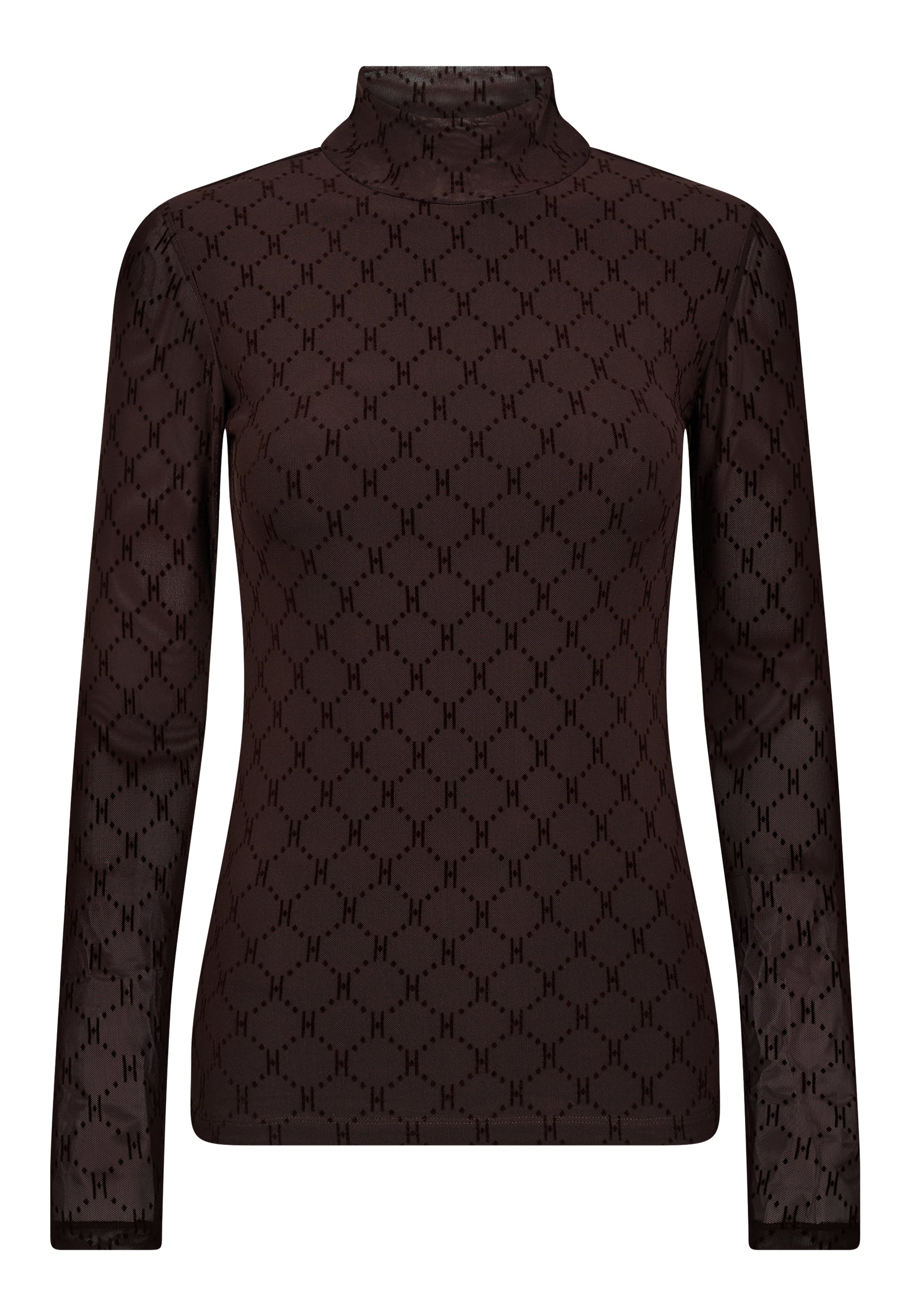 Hypethedetail Mesh High Neck