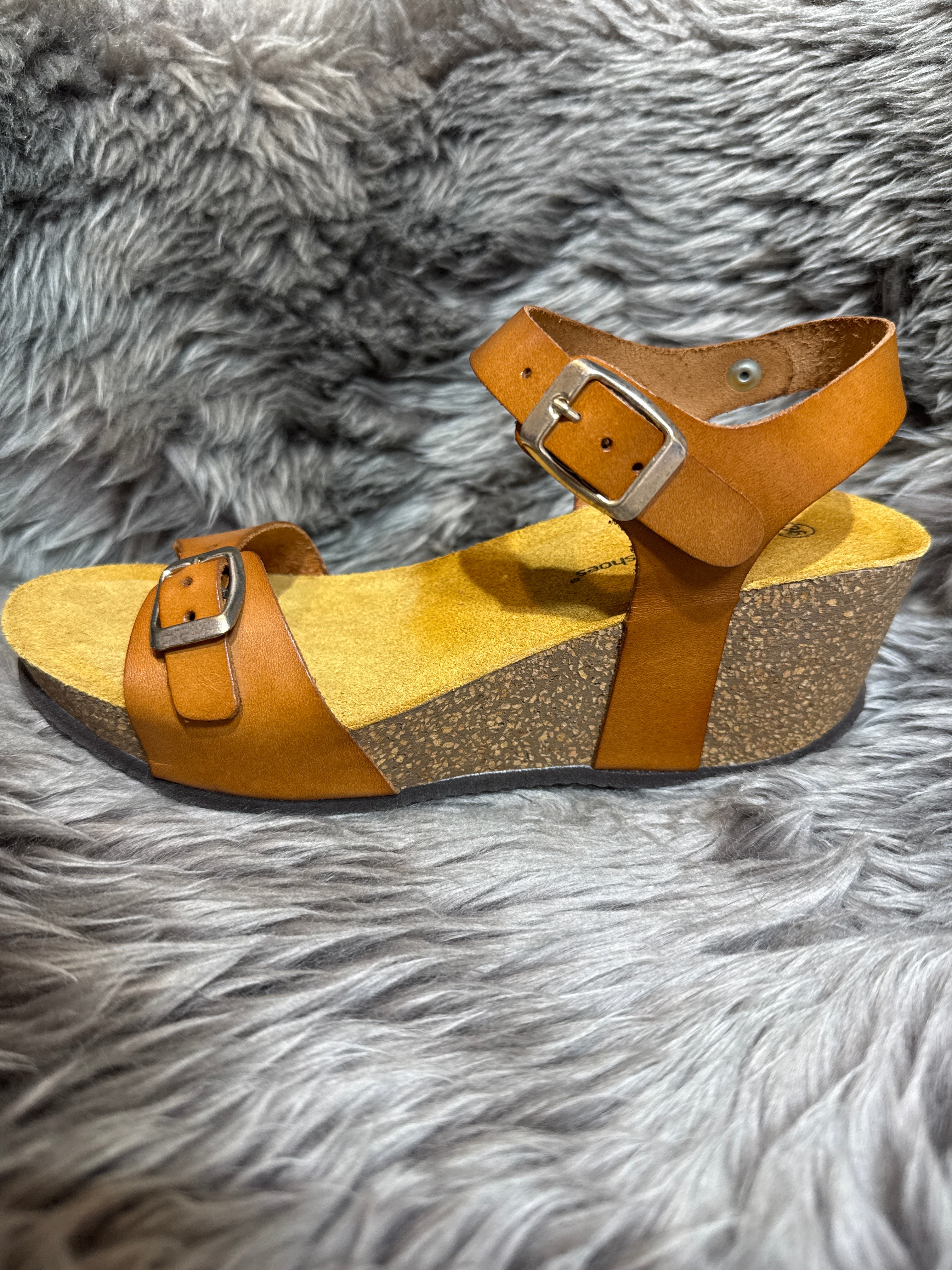 Bella Moda Cork Sandal (+Farver)