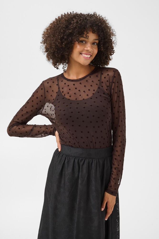 Culture Laya Mesh Blouse (+Farver)