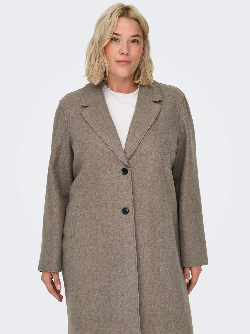 Only Carmakoma Bonded Coat