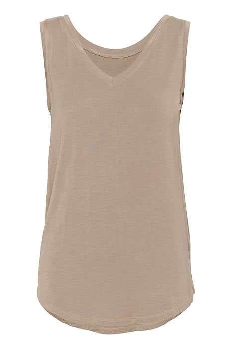 Culture Poppy VO Neck Tank Top (+Farver)