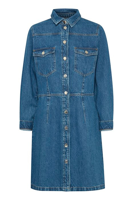 Pulz Vinny Button Dress