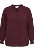 Only carmakoma Metta L/S V-Neck Blouse