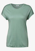 Cecil NOS Solid deco shouldershirt (+Farver)