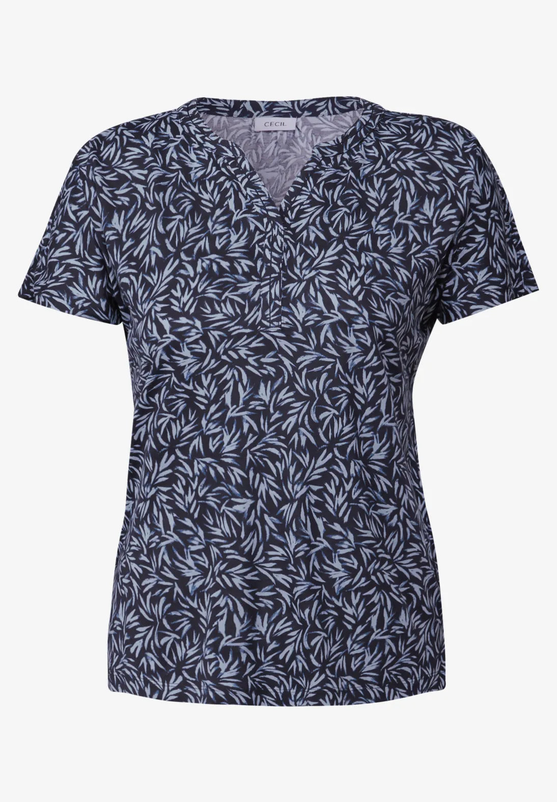 Cecil TOS Leaf Wide T-Shirt