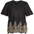 Zoey Gold Embroidery Blouse