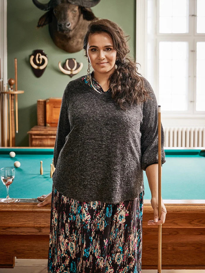 Zoey Kenley Knit Blouse (+Farver)