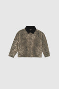Withblack Line Leopard Jacket