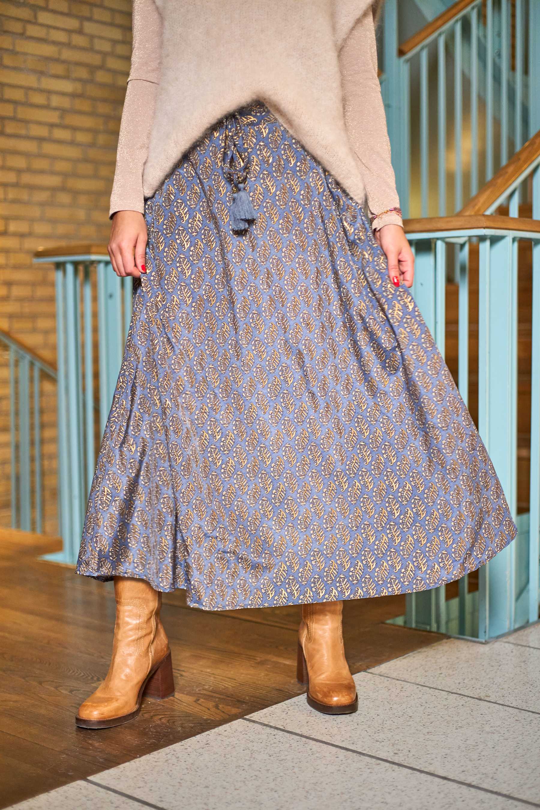 Black Colour Luna R. Skirt (+Farver)