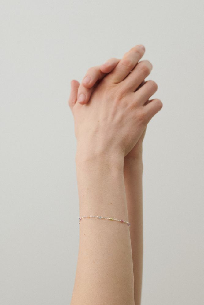 Pernille Corydon Rainbow Bracelet 16-19cm
