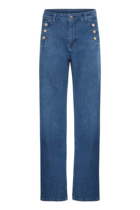 Pulz Maeve Wide Leg Jeans (+Farver)