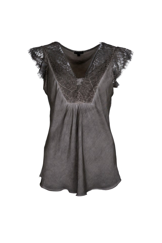 Black Colour Billy Lace Top (+Farver)