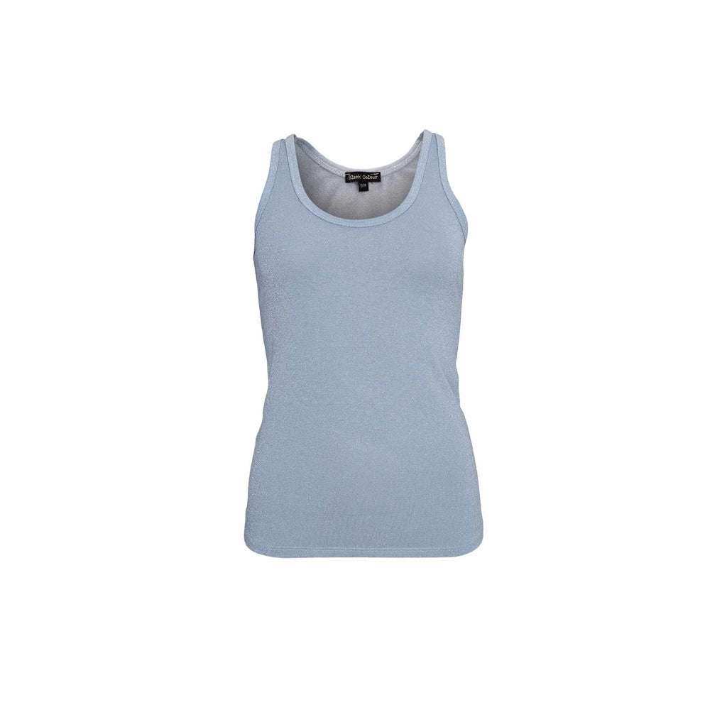 Black Colour Faye Lurex Top (+Farver)
