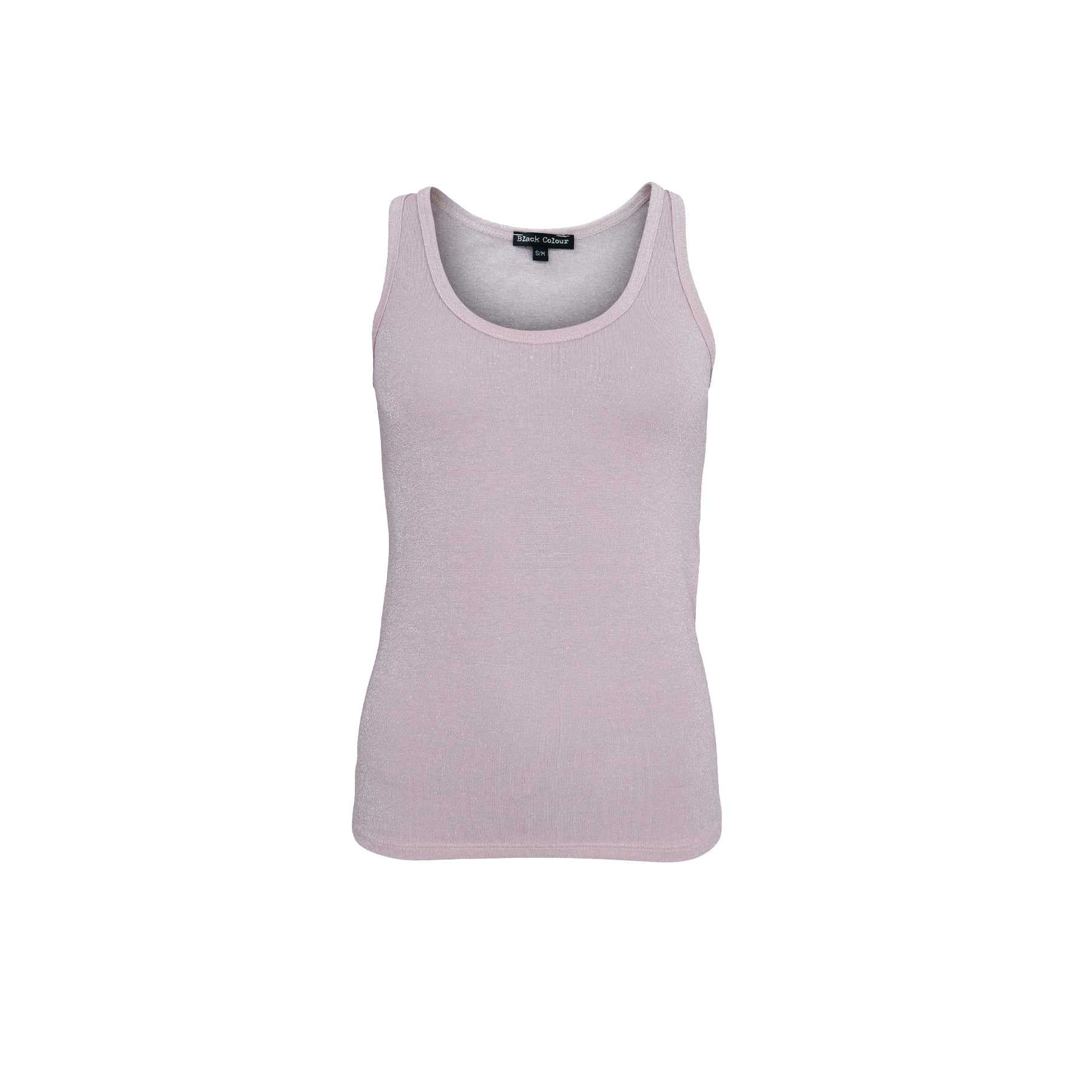 Black Colour Faye Lurex Top (+Farver)
