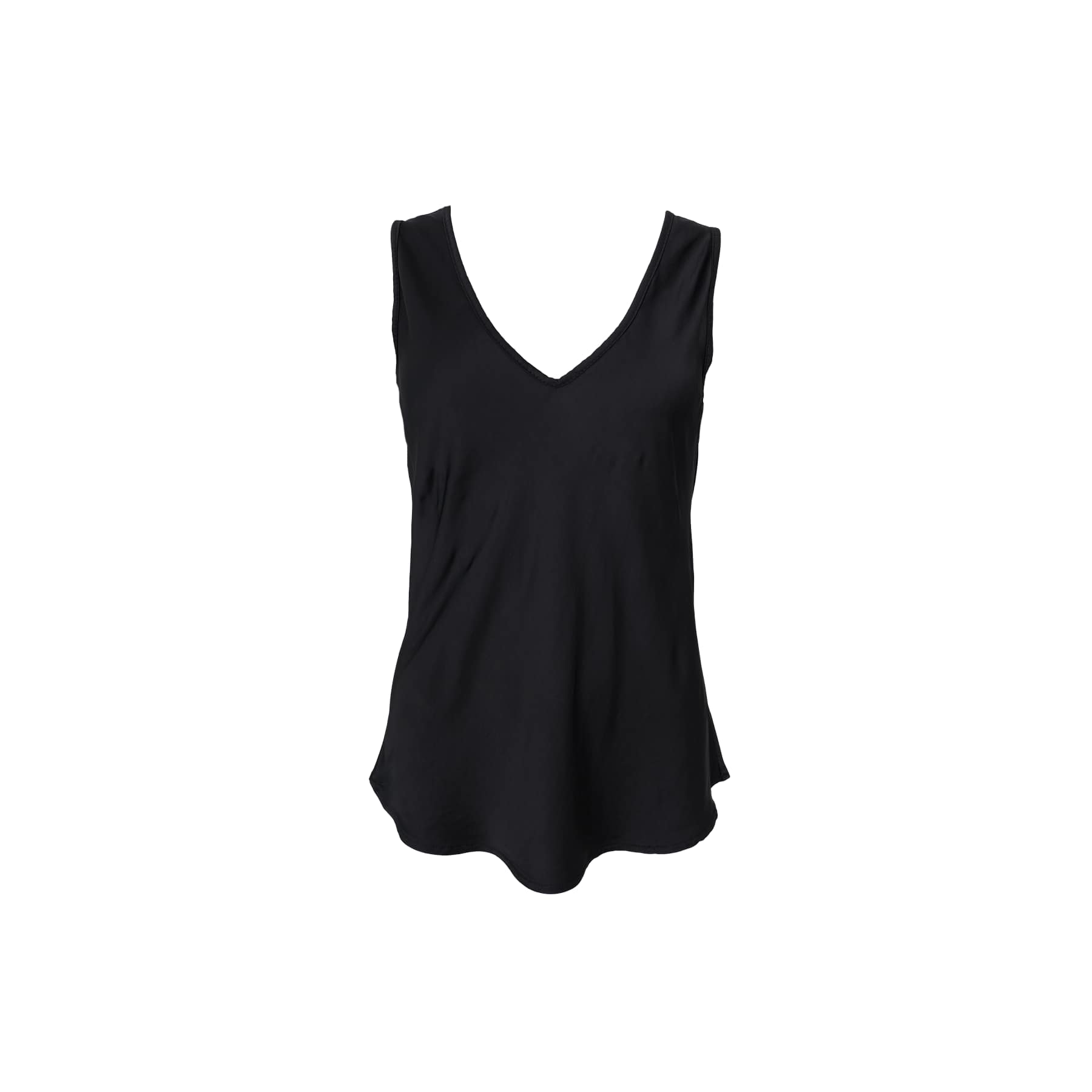 Black Colour Mabel V-Neck Top (+Farver)
