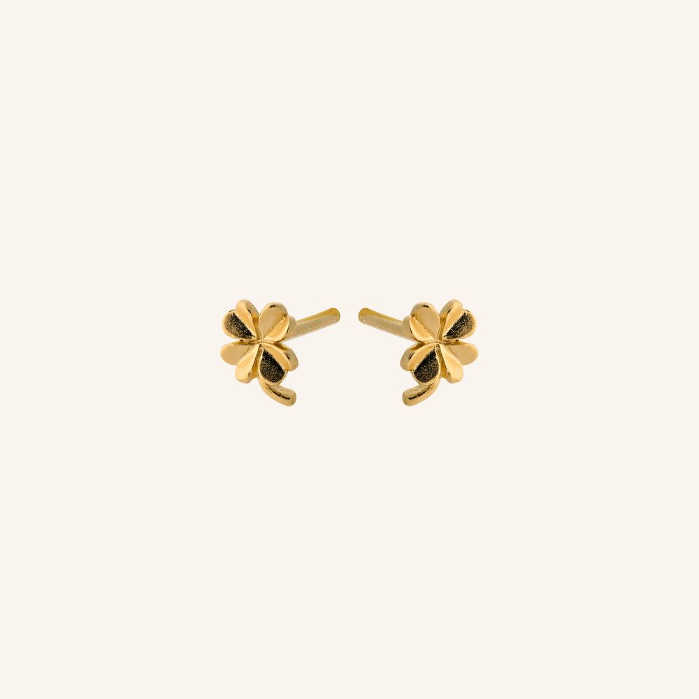 Pernille Corydon Mini Clover Earstick 4mm (+Farver)