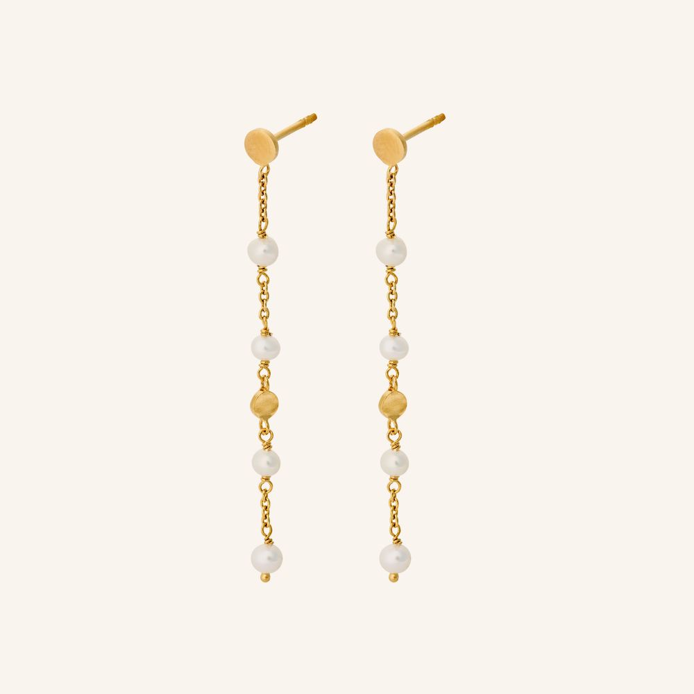 Pernille Corydon Ocean Pearl Earchains 55mm (+Farver)