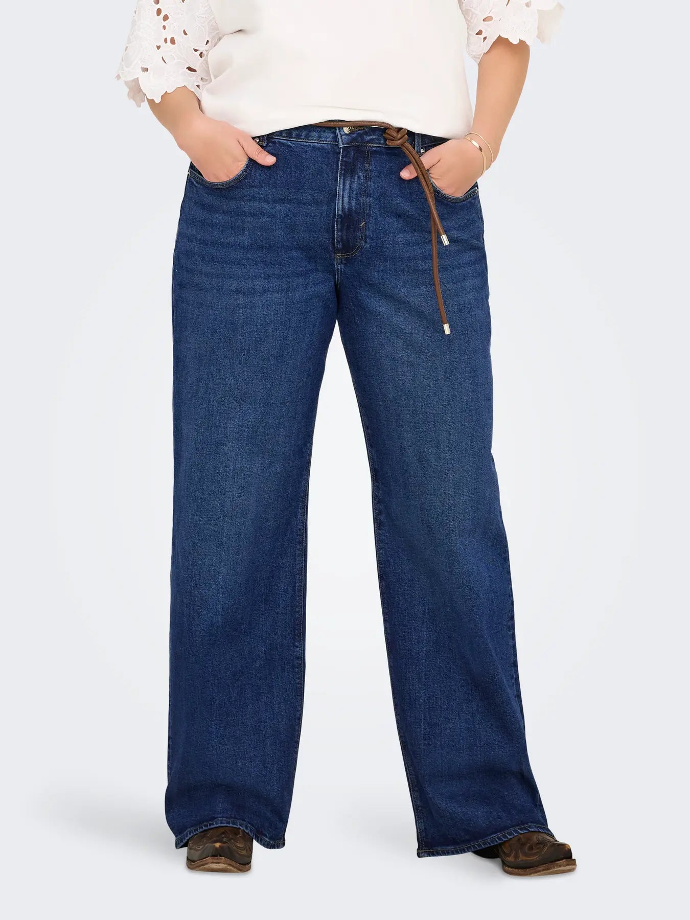 Only Carmakoma Juicy Wide Leg Jeans