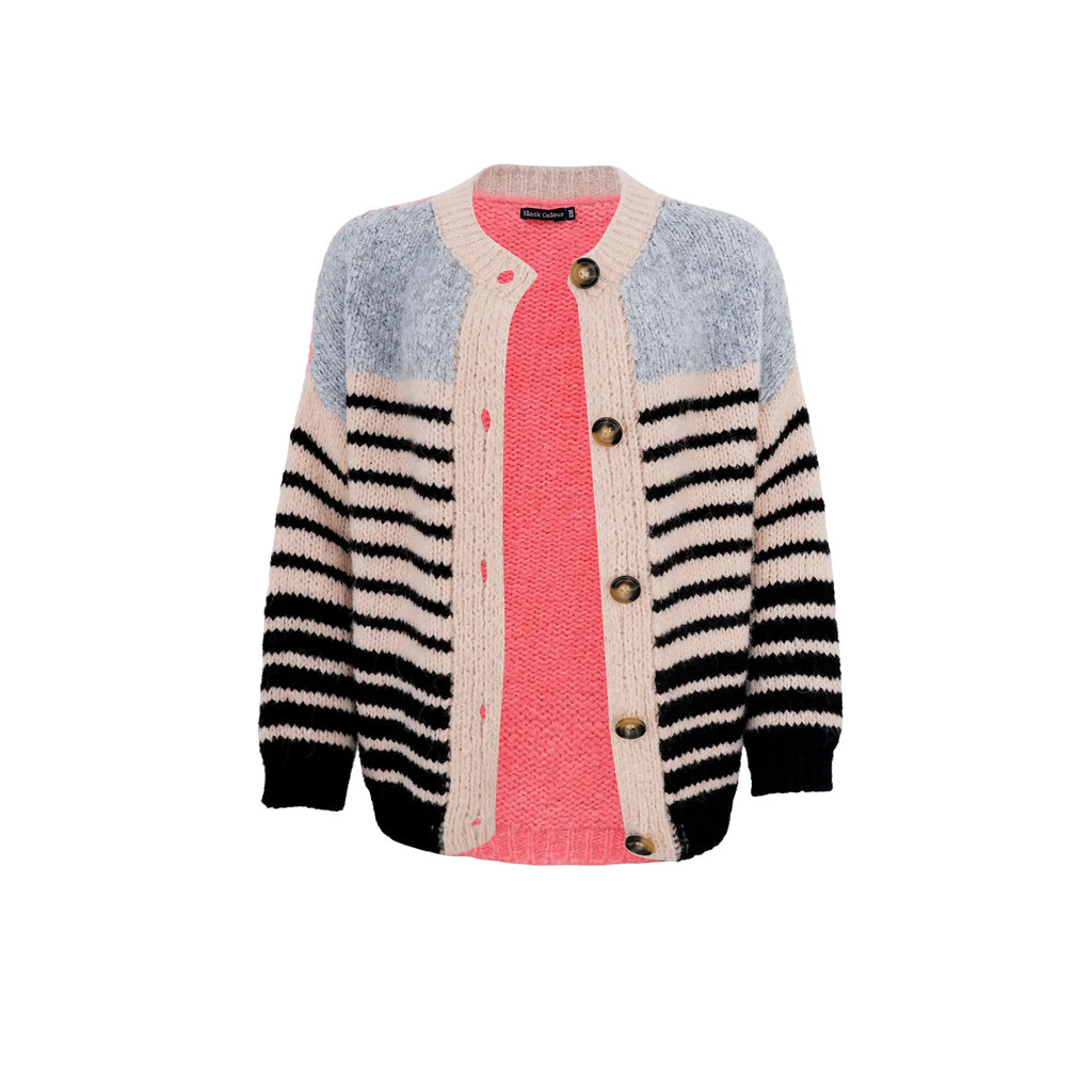 Black Colour Hilda Knit Cardigan