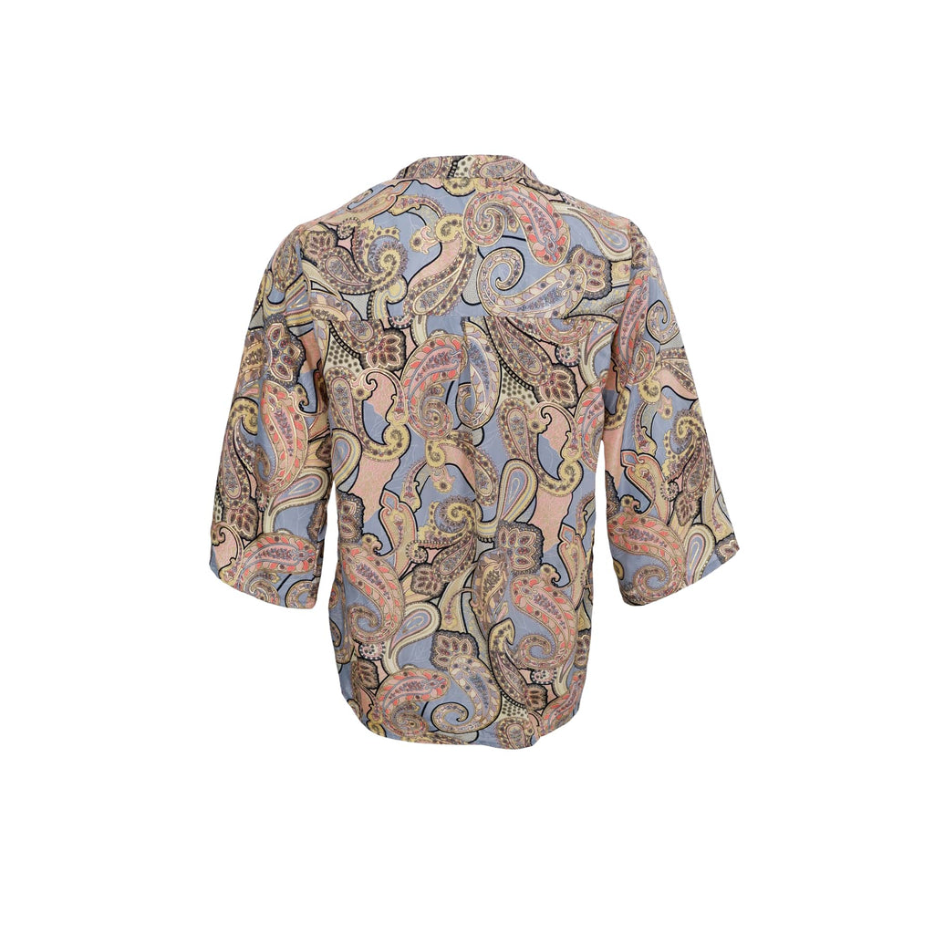 Black Colour Luna Flared Sleeve Blouse (+Farver)